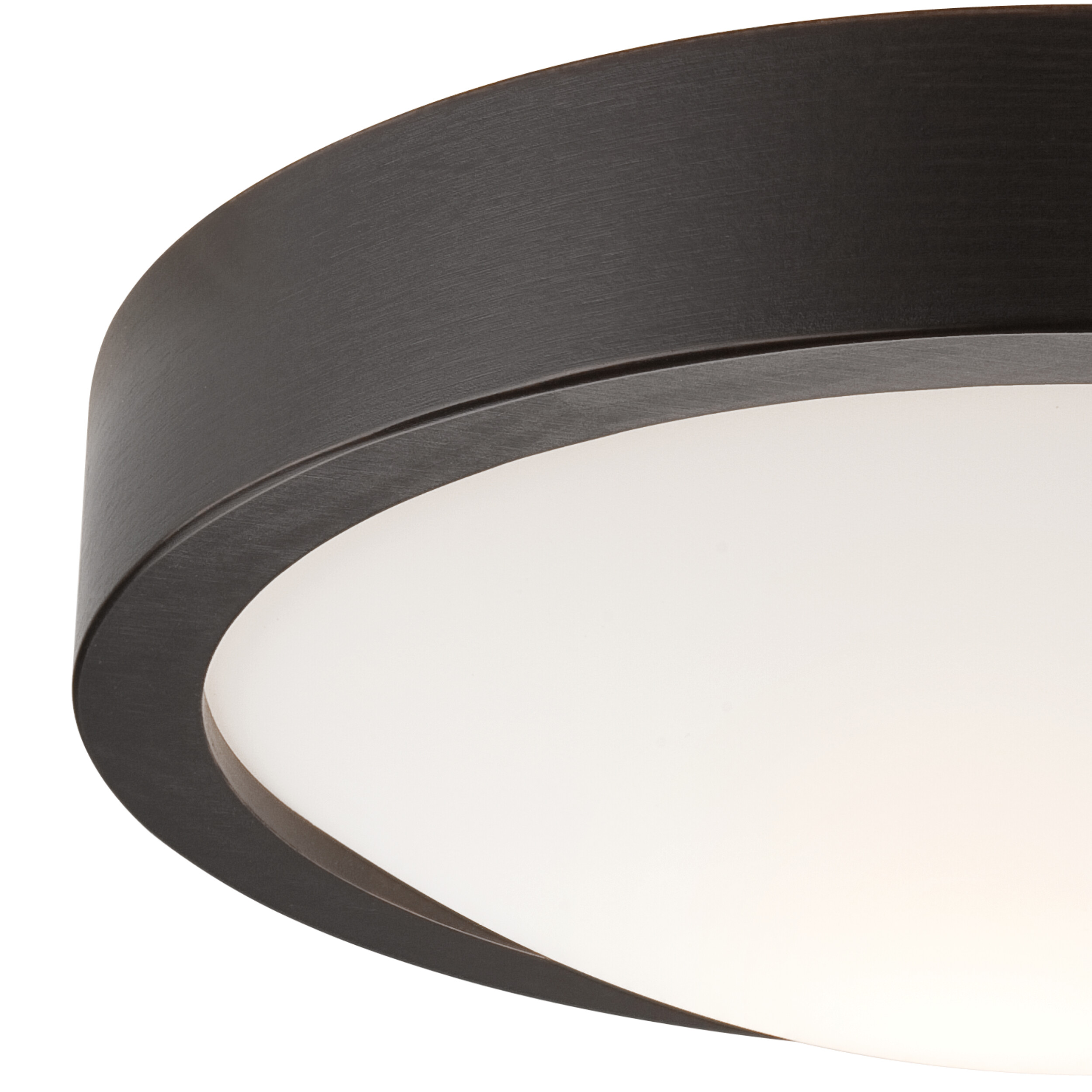 Lamkur Deckenleuchte dunkelbraun Holz Glas B/H/L: ca. 28,5x12x28,5 cm 1 Brennstellen