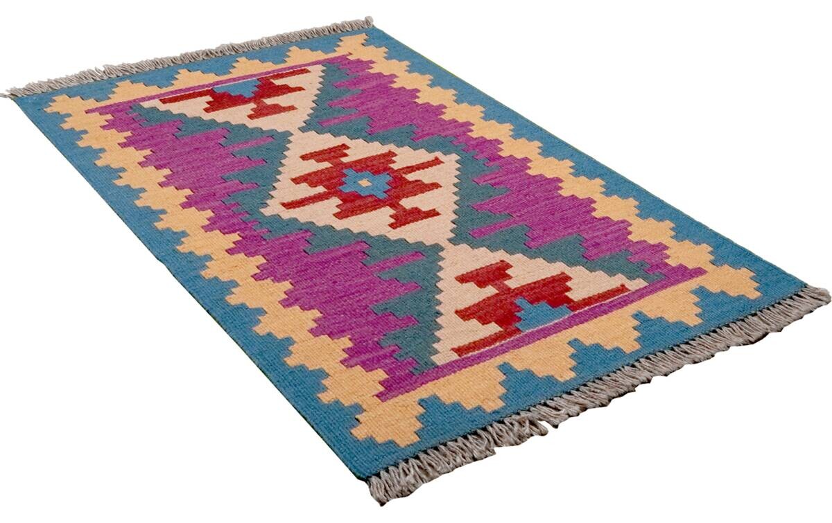 PersaTepp Teppich Kelim Gashgai bunt B/H/L: ca. 62x1x87 cm