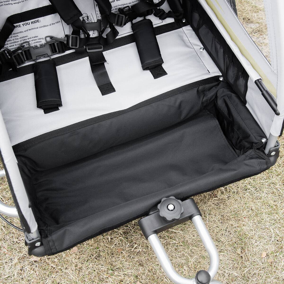 HOMCOM Fahrrad-Zubehör grün grün B/H/L: ca. 75x142x101 cm