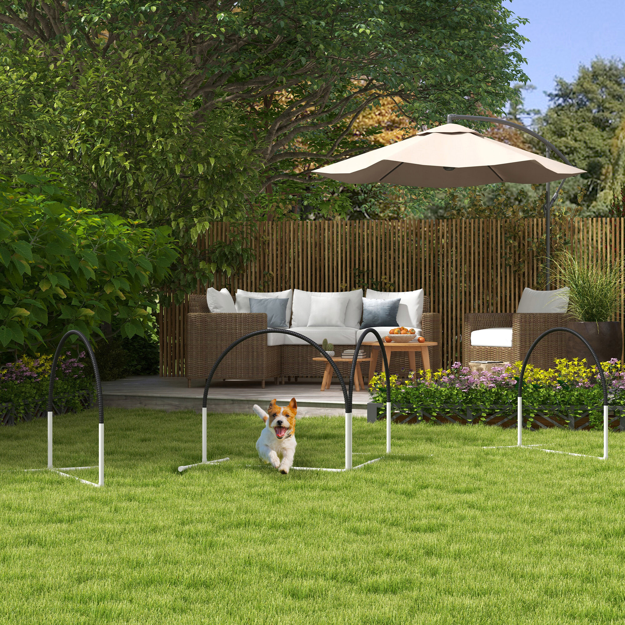 PawHut Hunde-Agility-Set