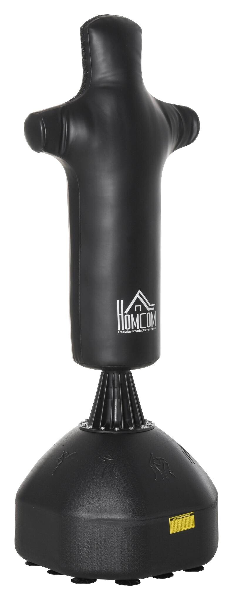 HOMCOM Standboxsack schwarz Kunststoff B/H/L: ca. 63x180x63 cm