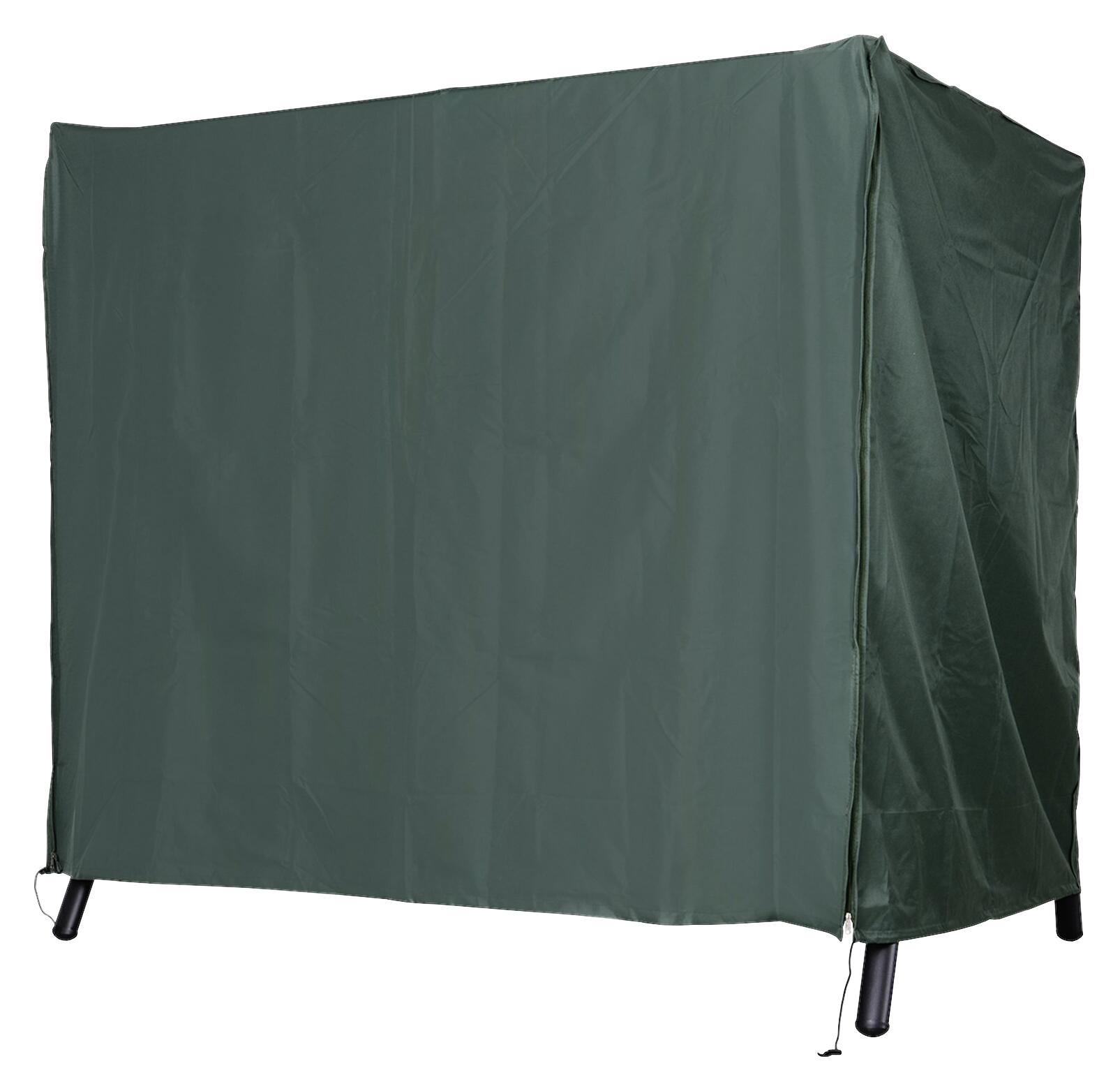 Outsunny Abdeckung für Hollywoodschaukel dunkelgrün Polyester-Mischgewebe B/H/L: ca. 114x152x177 cm