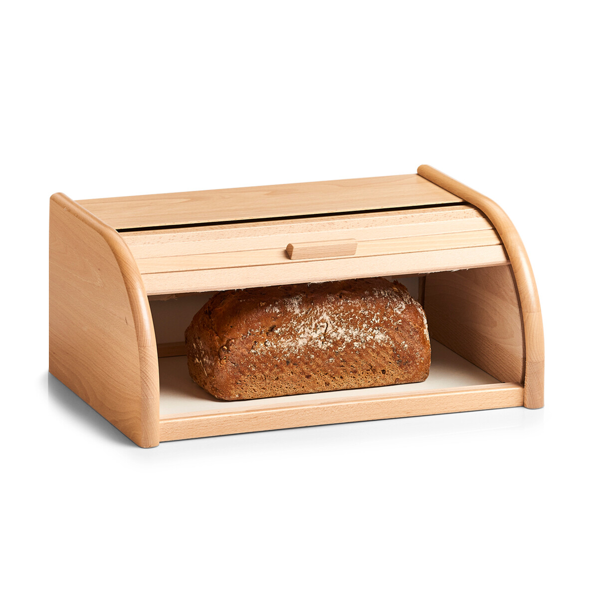 Zeller Rollbrotkasten braun Buche