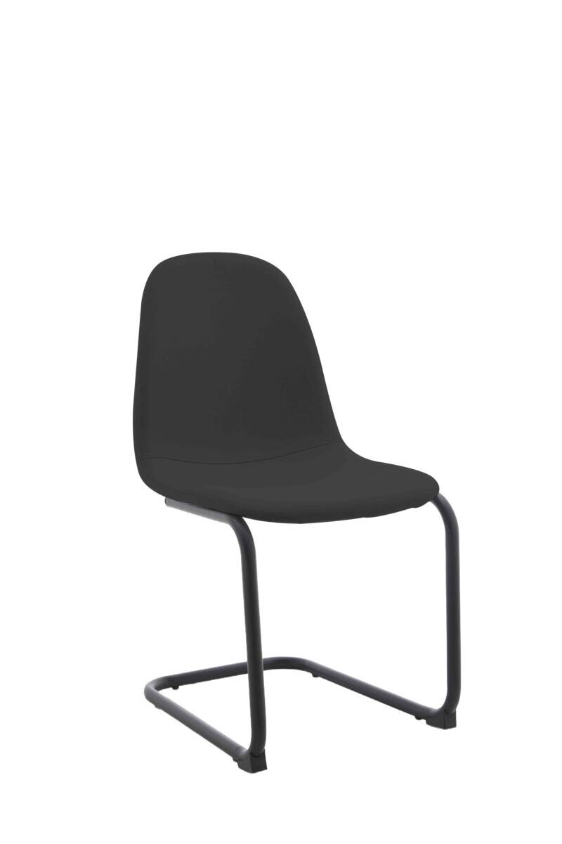 Schwingstuhl Leya schwarz Microfaser B/H/T: ca. 44x86x53 cm