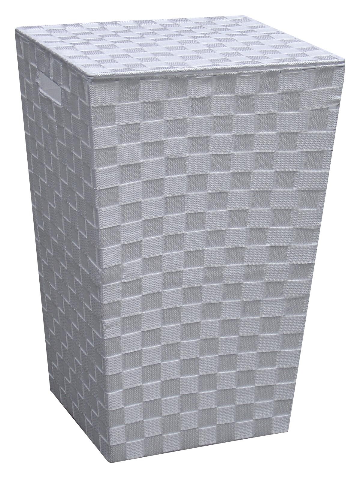 POCOline Wäschekorb weiß Nylon B/H/L: ca. 31,5x52x33 cm