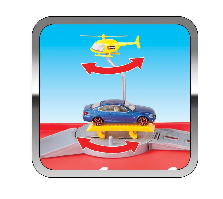 Bburago Parkhaus Garage Spielset Street Fire Parking Playset B/H/L: ca. 69x69x85 cm