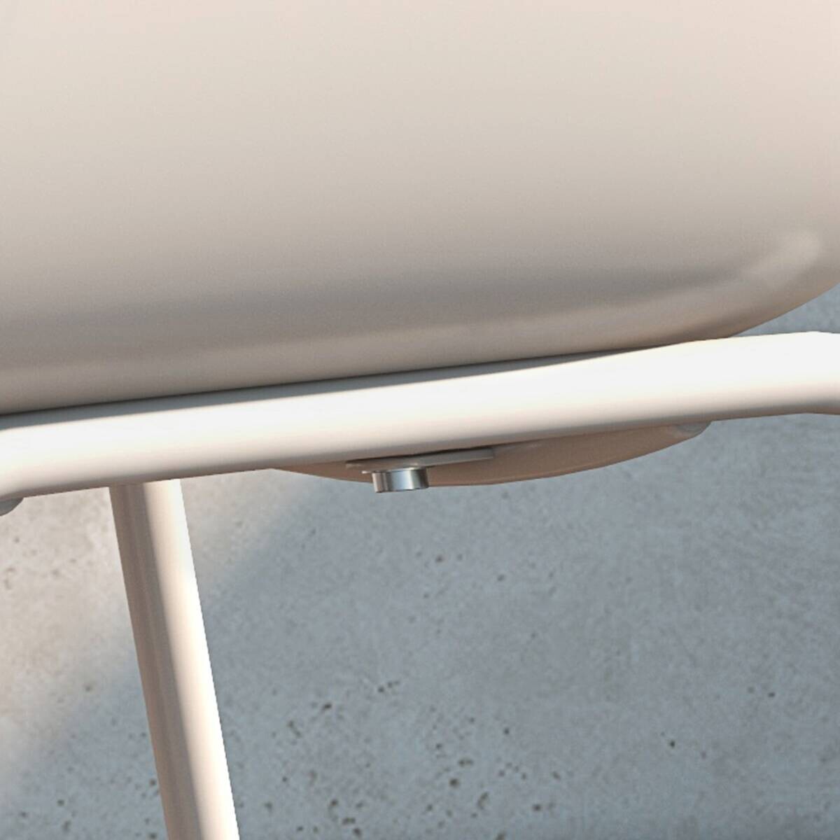 Outsunny Bistro-Set grau Stahl B/H/L: ca. 55x84x59 cm