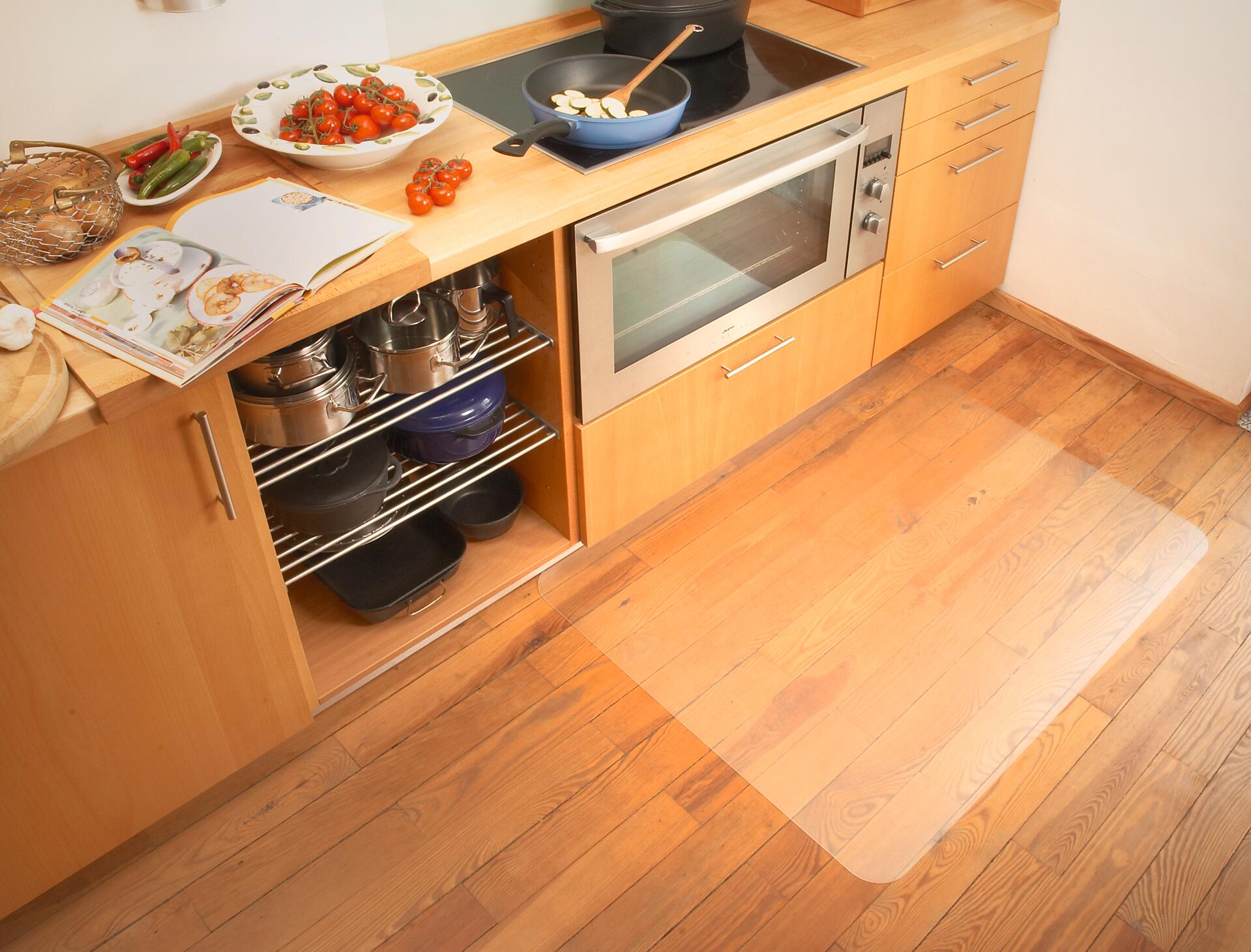 Bodenschutzmatte transparent B/L: ca. 60x80 cm