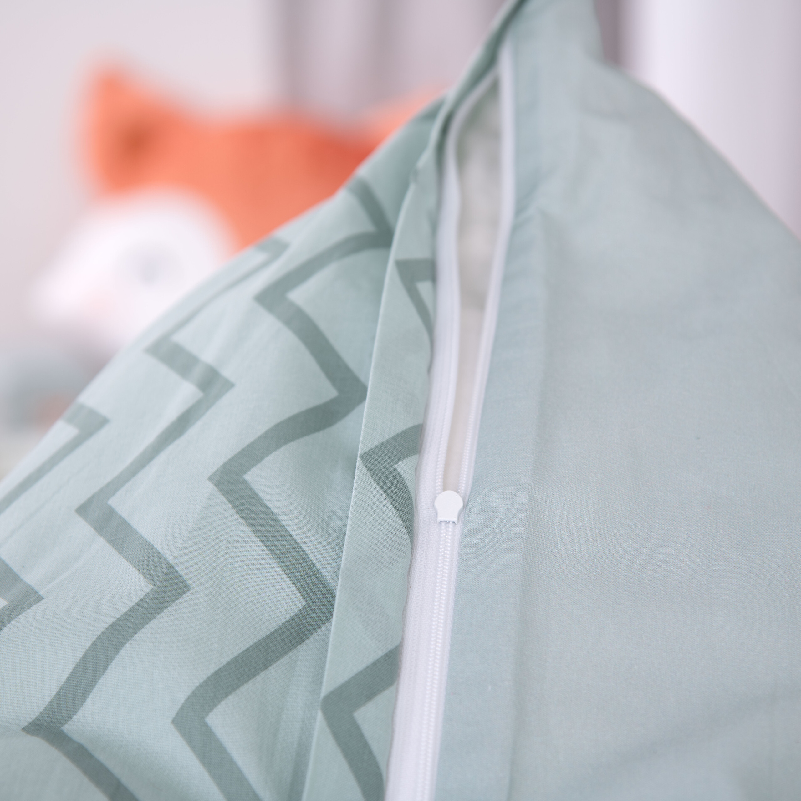 Baumwoll Bettwäsche Nordic Forest grün Baumwolle