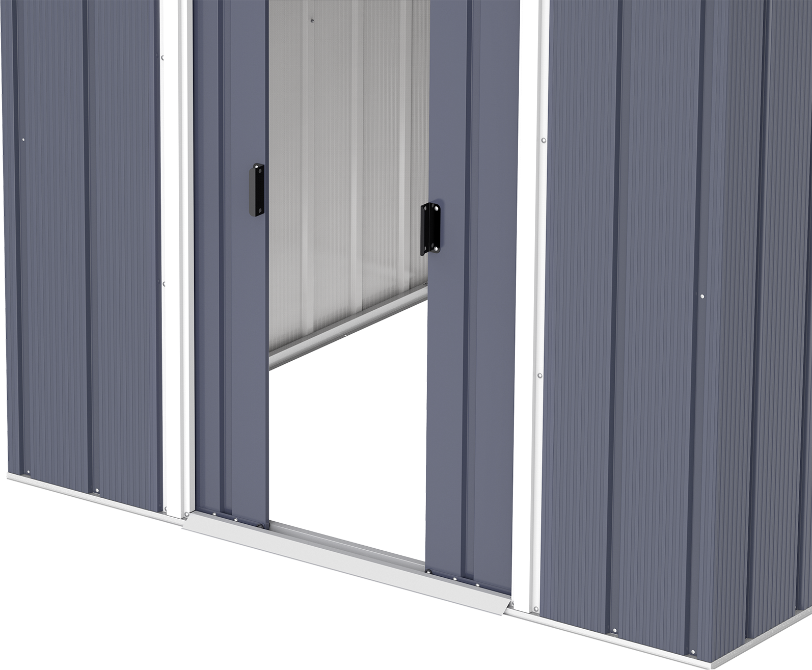 VCM Gerätehaus anthrazit B/H/L: ca. 202x181x174 cm