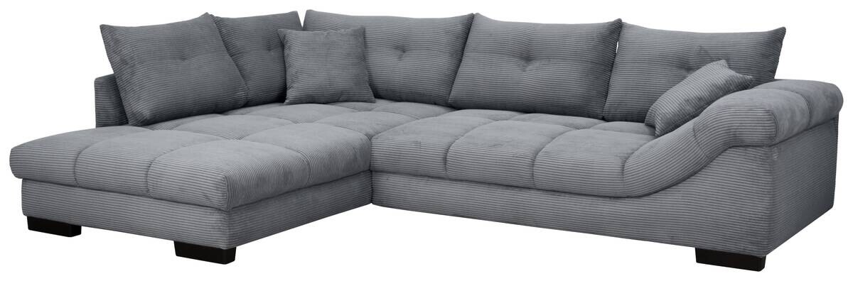 Ecksofa stone Microfaser B/H/T: ca. 318x92x227 cm