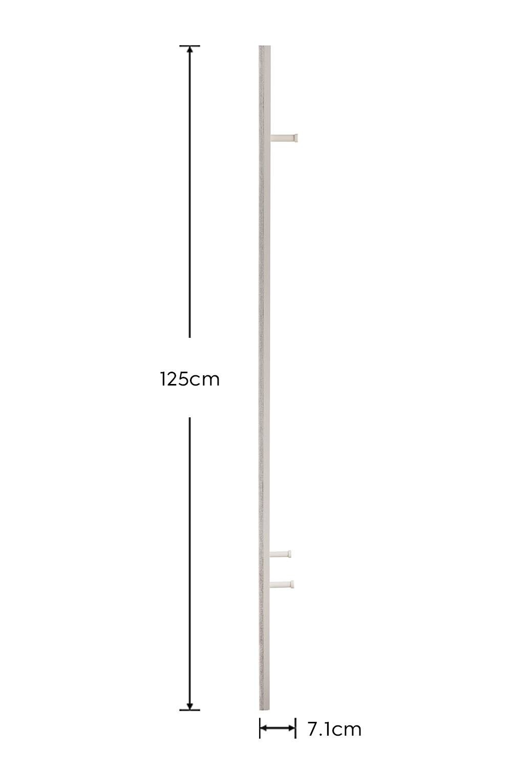Wandpaneel Grace sand MDF Filz B/H/T: ca. 50x125x7 cm