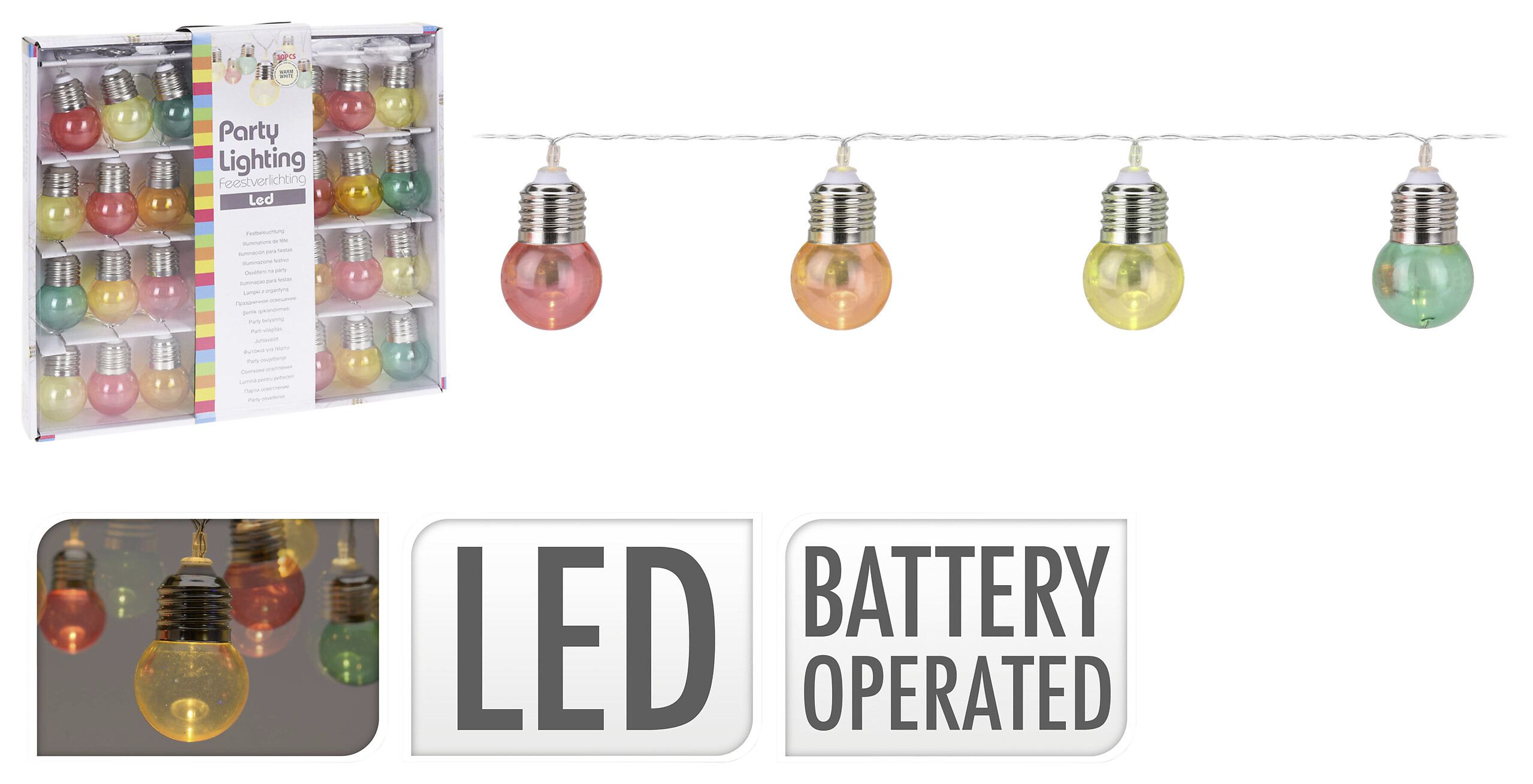 Party-Lichterkette LED