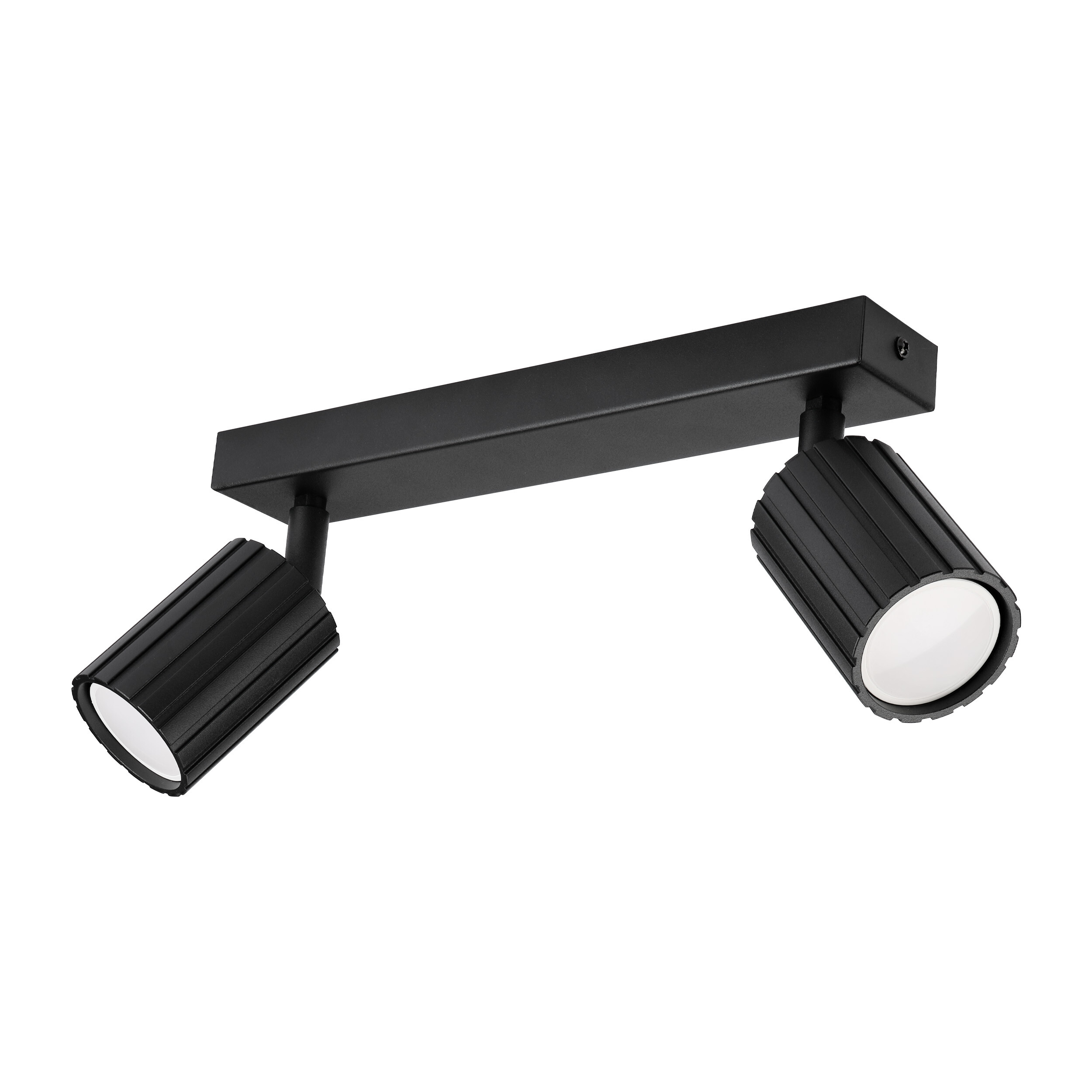 Lamkur Strahler Prisma schwarz Stahl B/H/L: ca. 6,5x16,5x30 cm 2 Brennstellen