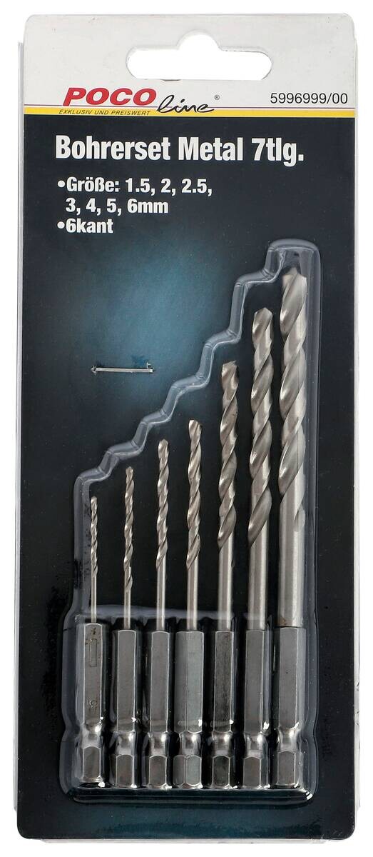 Bohrerset 7 tlg.