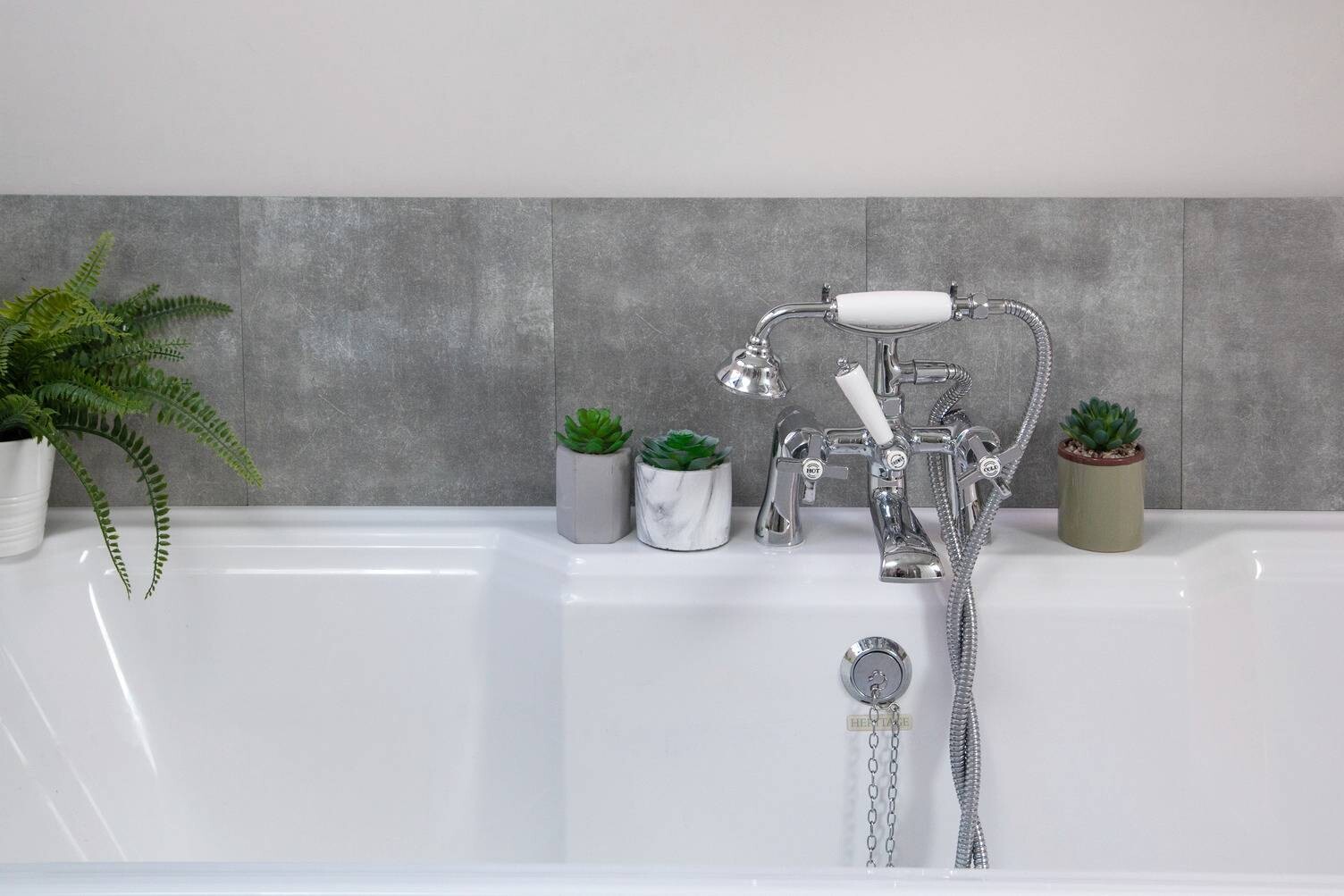 d-c-fix Wandfliese selbstklebend grau B/L: ca. 30,5x30,5 cm