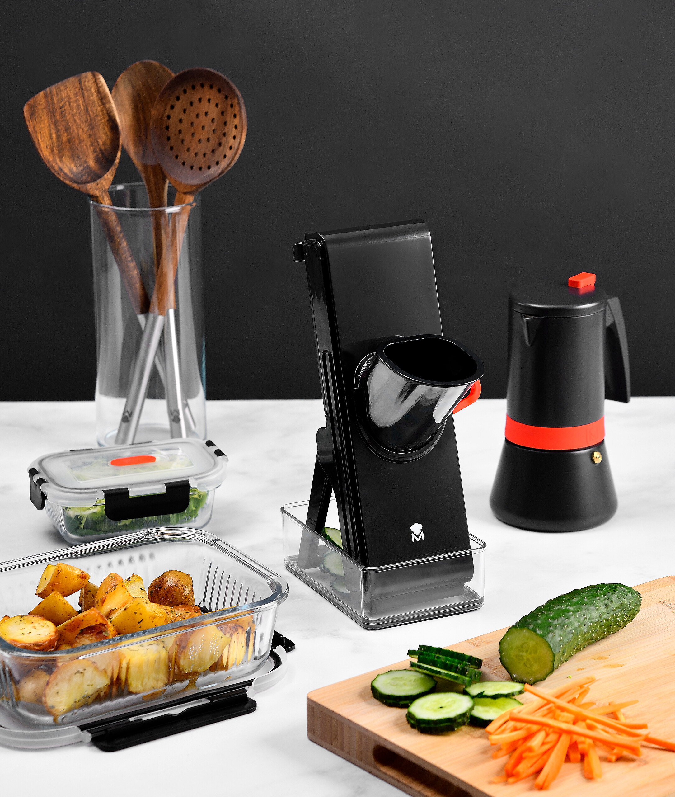 MASTERPRO Vorratsdose EXCELLENCE schwarz