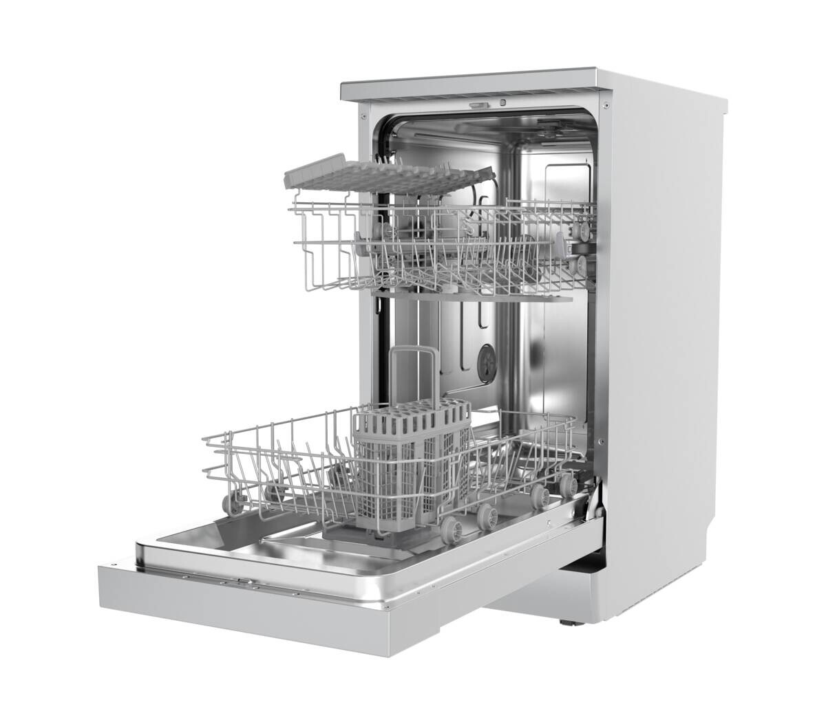 PKM Geschirrspüler GSP10-6DP1SI silber B/H/T: ca. 45x85x60 cm