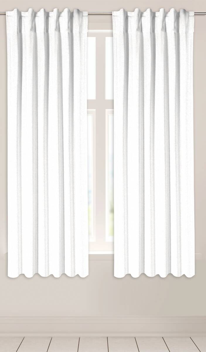 POCOline Kombivorhang Ulrich weiß B/L: ca. 135x175 cm