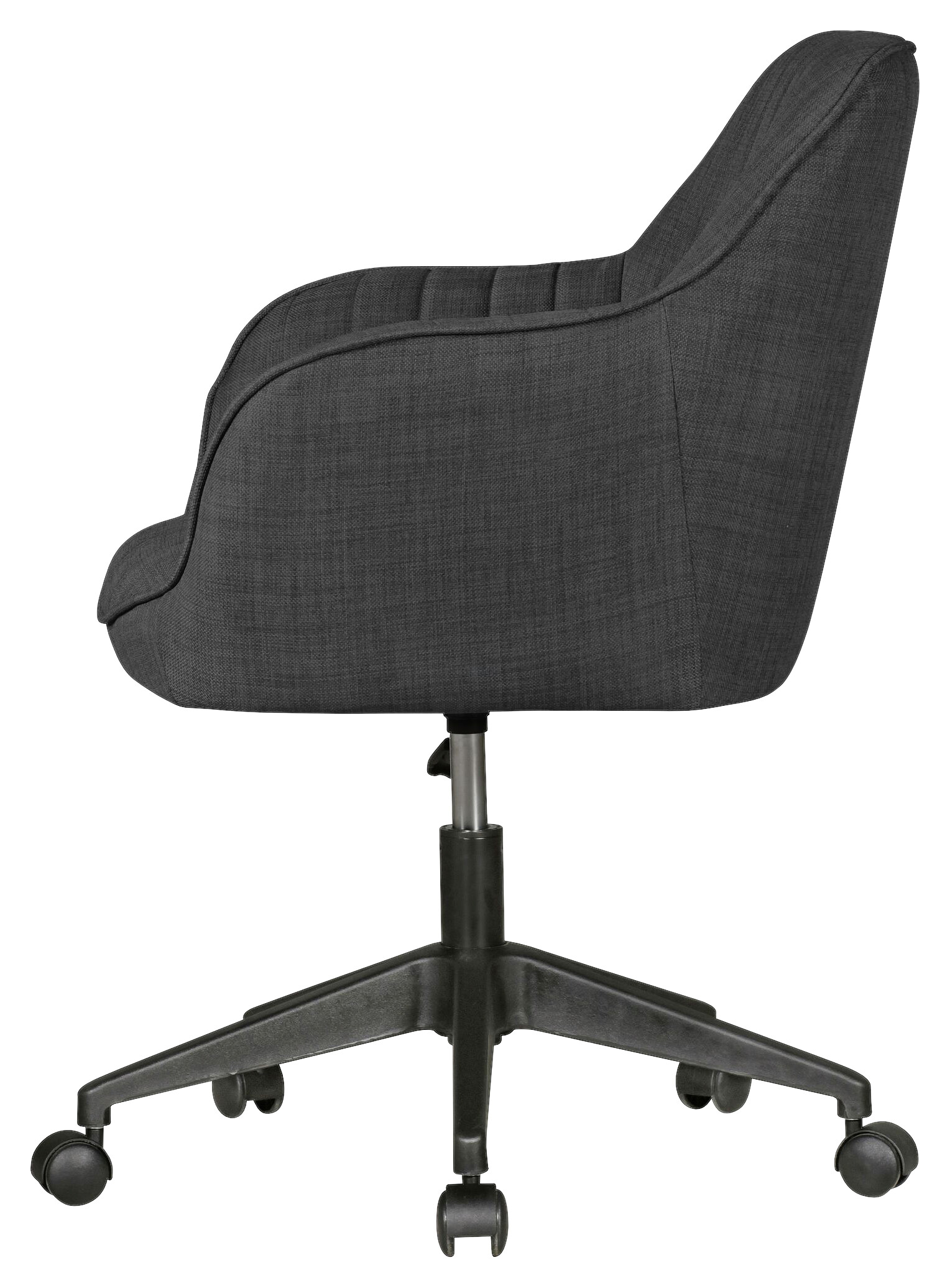 Drehstuhl schwarz Stoff