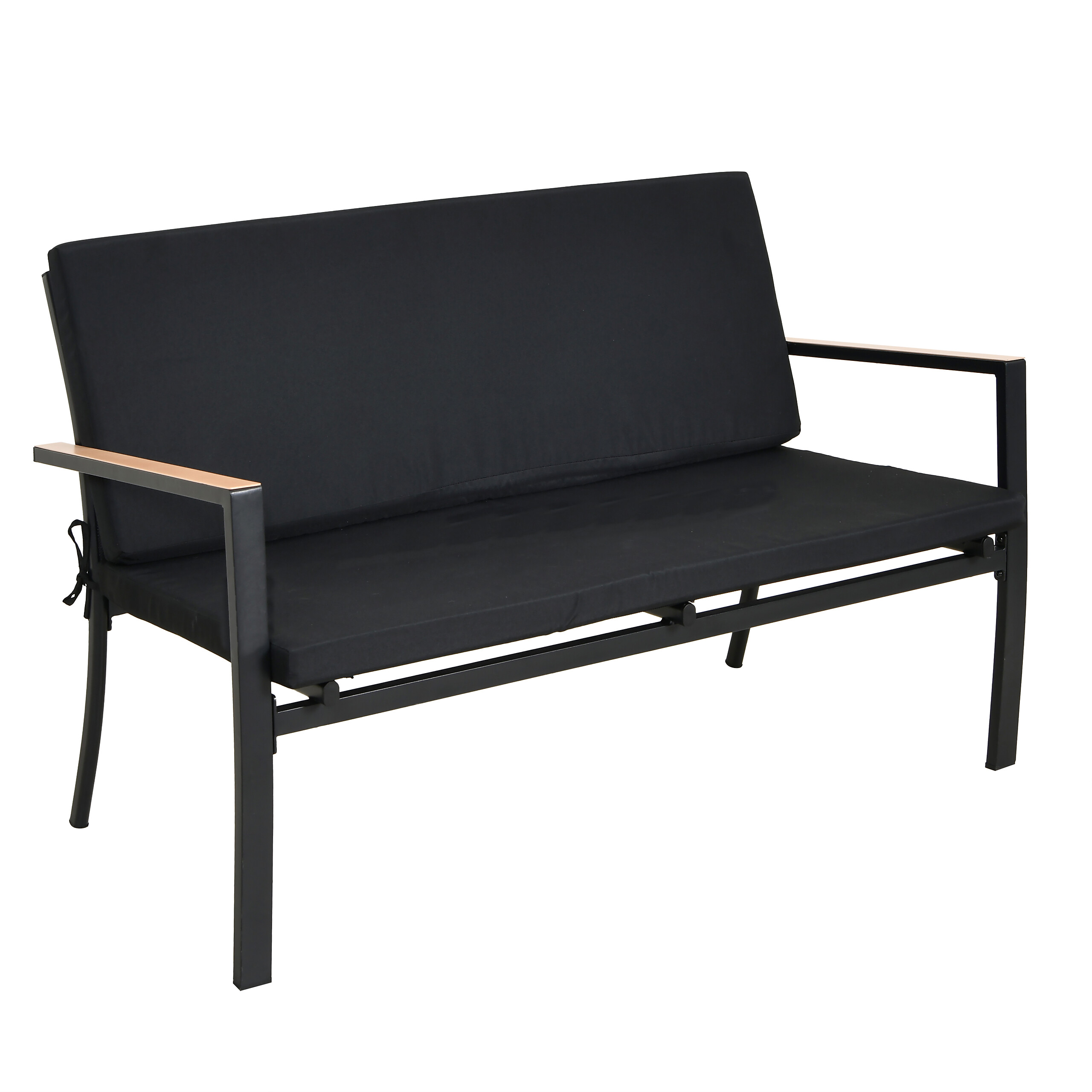 POCOline Gartensitzgruppe Grafon schwarz Stahl