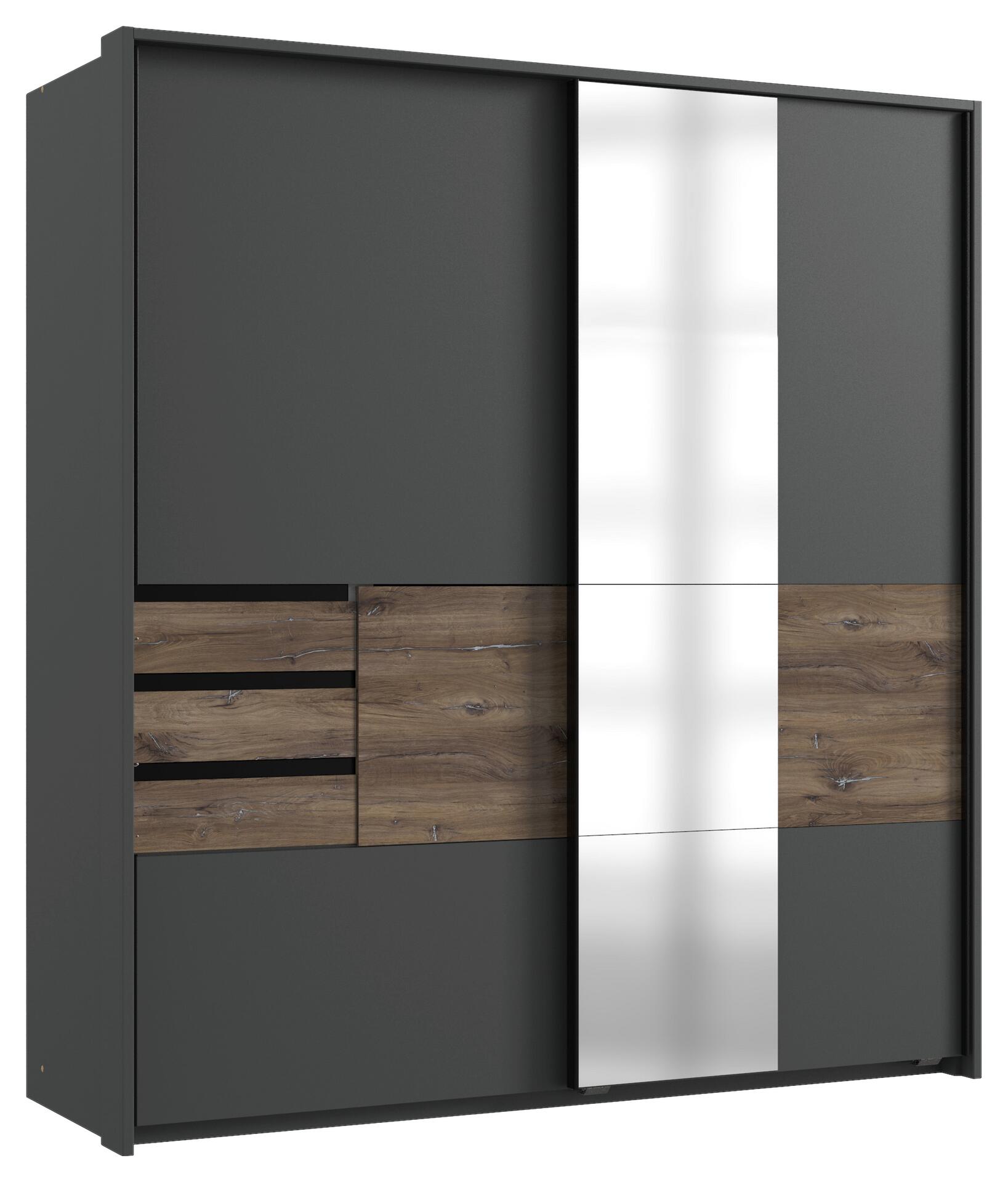 Passepartoutrahmen Bamberg Graphit B/H/T: ca. 183x200x12 cm