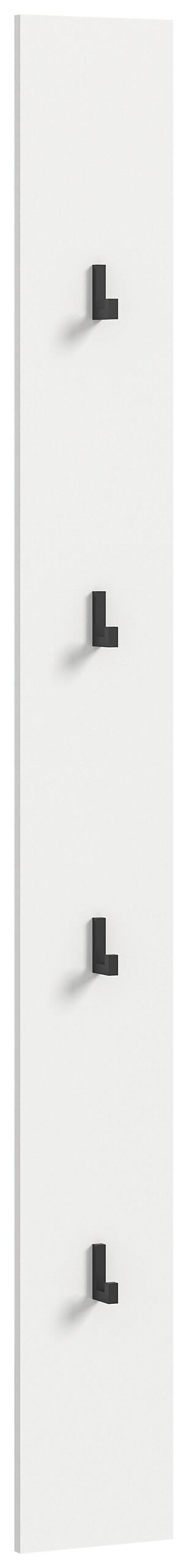 Garderobenpaneel Prisma weiß B/H/T: ca. 16x150x6 cm