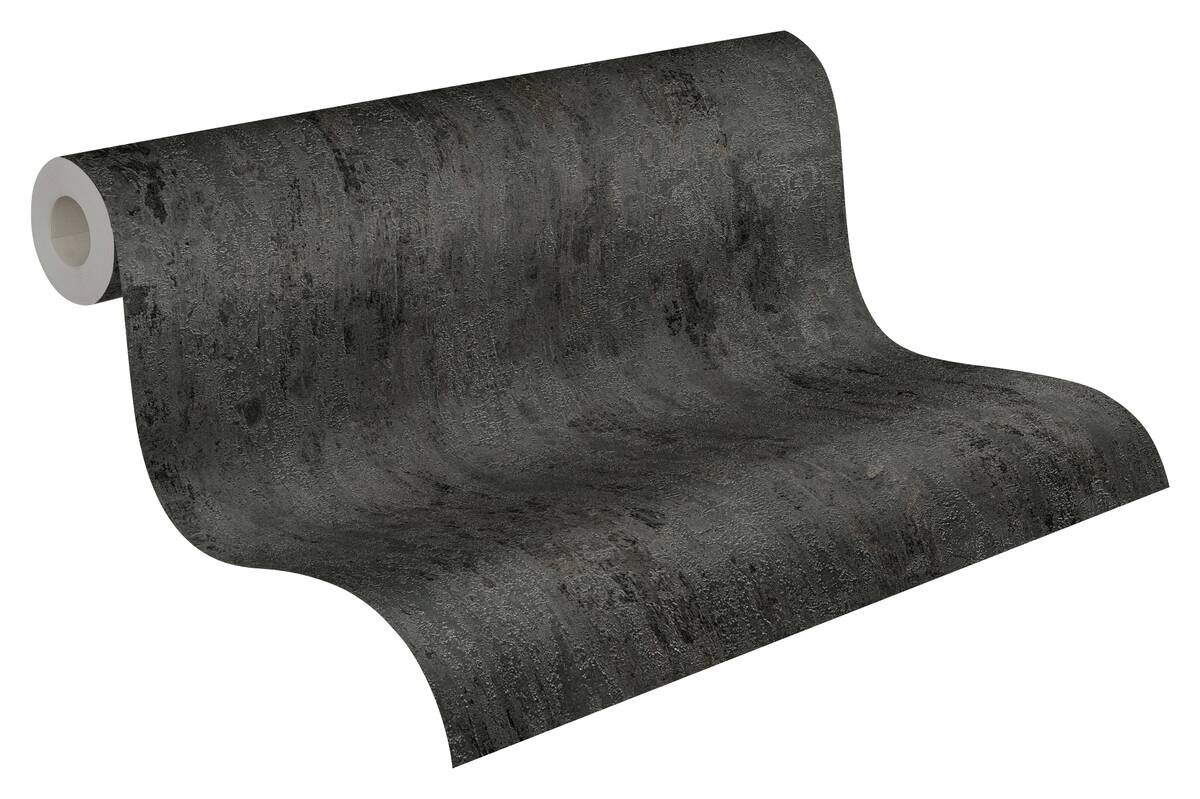 A.S.Creation Vliestapete Glänzend grau B/H/D: ca. 53x1005x9 cm