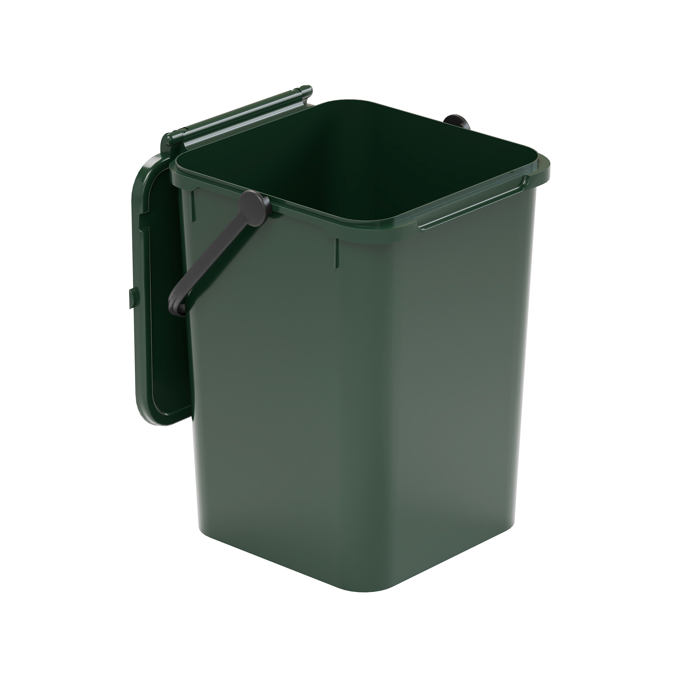 Eco-Logico Abfalleimer grün B/H/L: ca. 24x30x23,7 cm