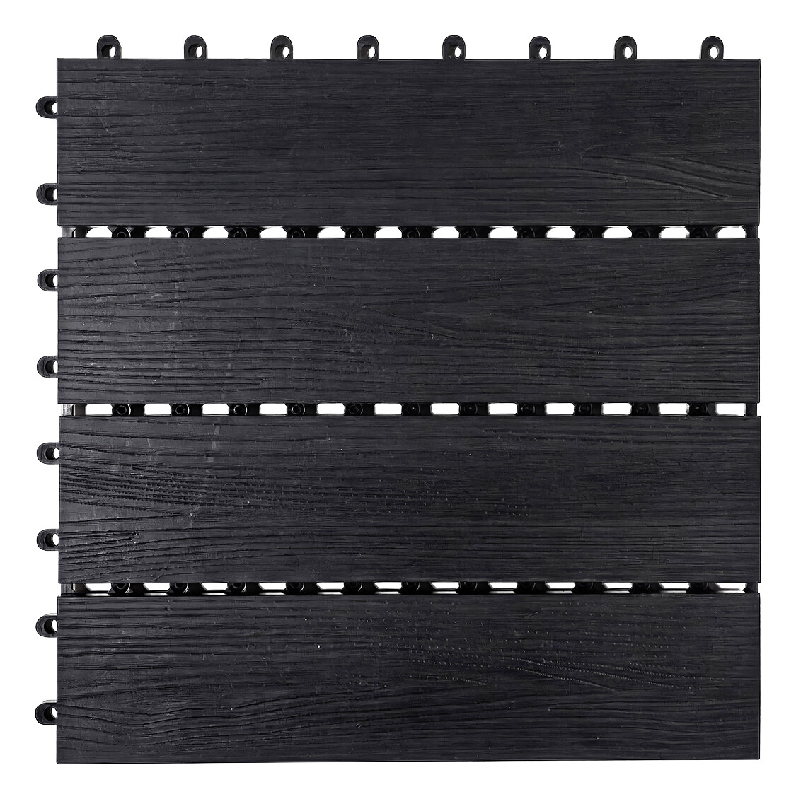 POCOline Terrassenfliese WPC, 6 Stück im Paket anthrazit B/L: ca. 30x30 cm