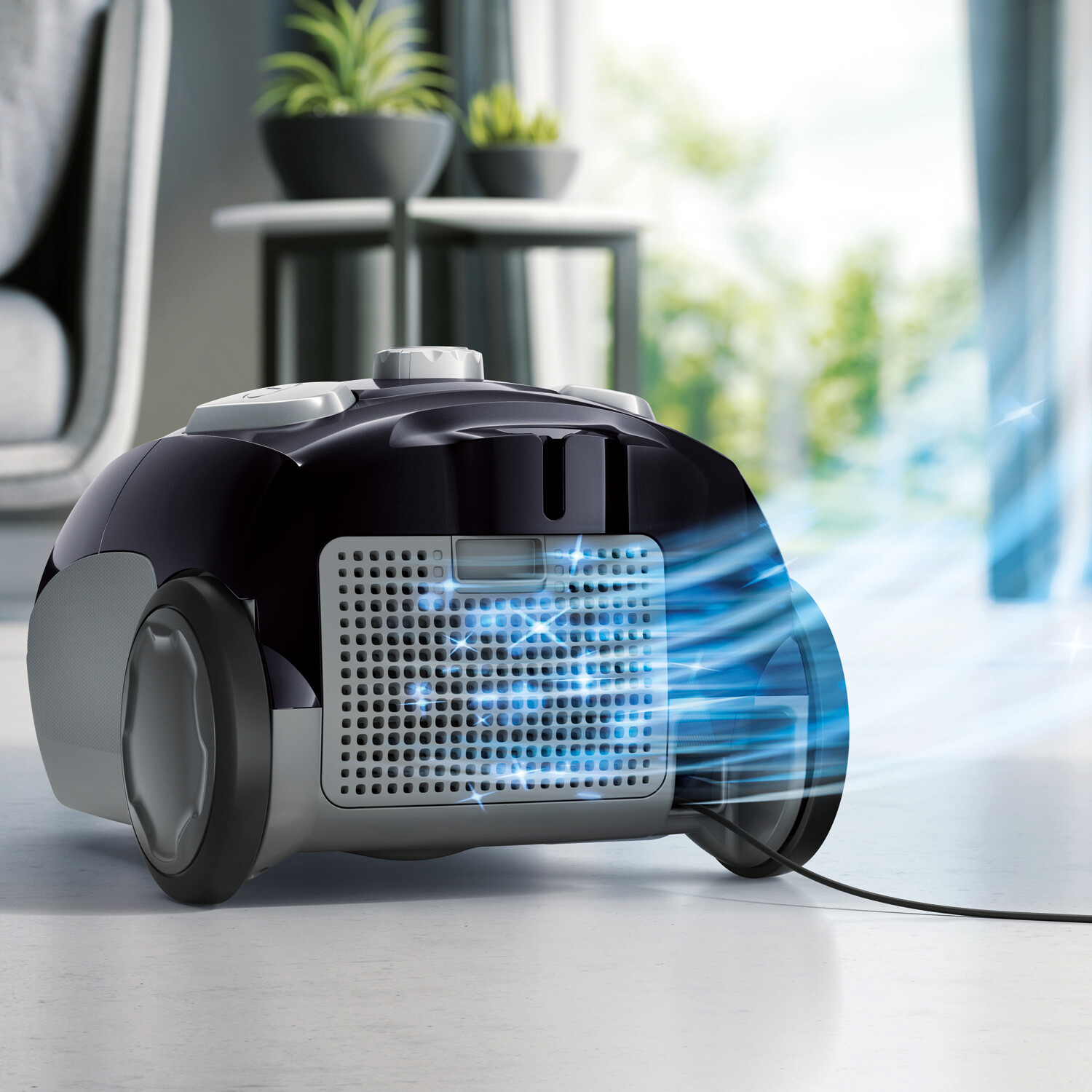 AEG Bodenstaubsauger VX4-1-EB grau schwarz Kunststoff Metall B/H/T: ca. 29x42x23 cm AEG Bodenstaubsauger VX4-1-EB grau schwarz Kunststoff Metall B/H/T: ca. 29x42x23 cm