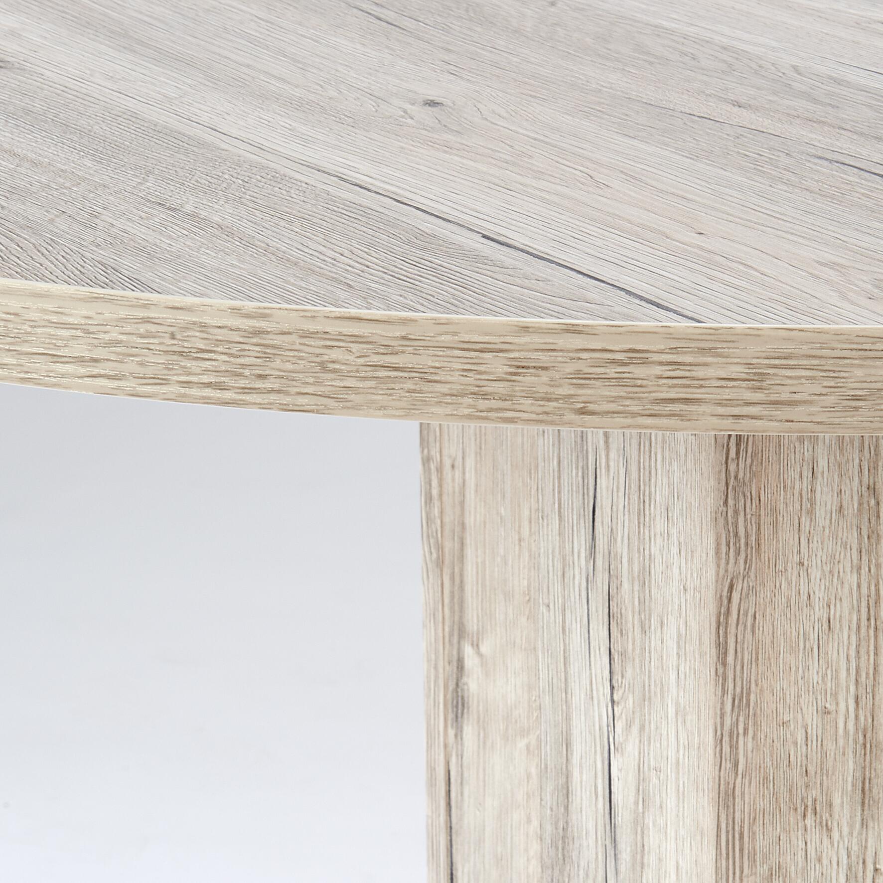 Esstisch Leo Eiche Sherwood Nachbildung B/H/T/D: ca. 100x75x100x100 cm