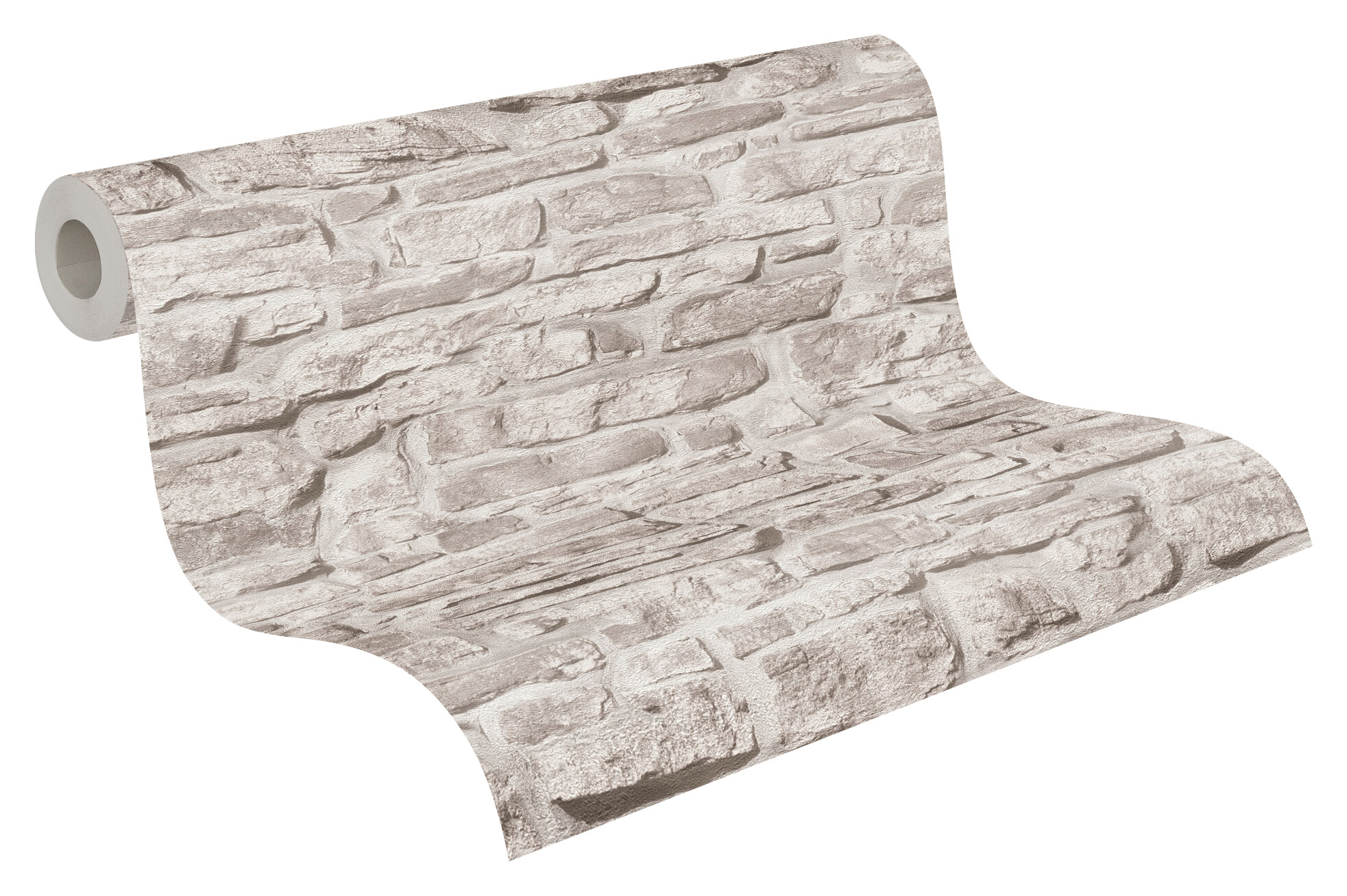 A.S.Creation Vliestapete grau weiß B/H/D: ca. 53x1005x8,6 cm