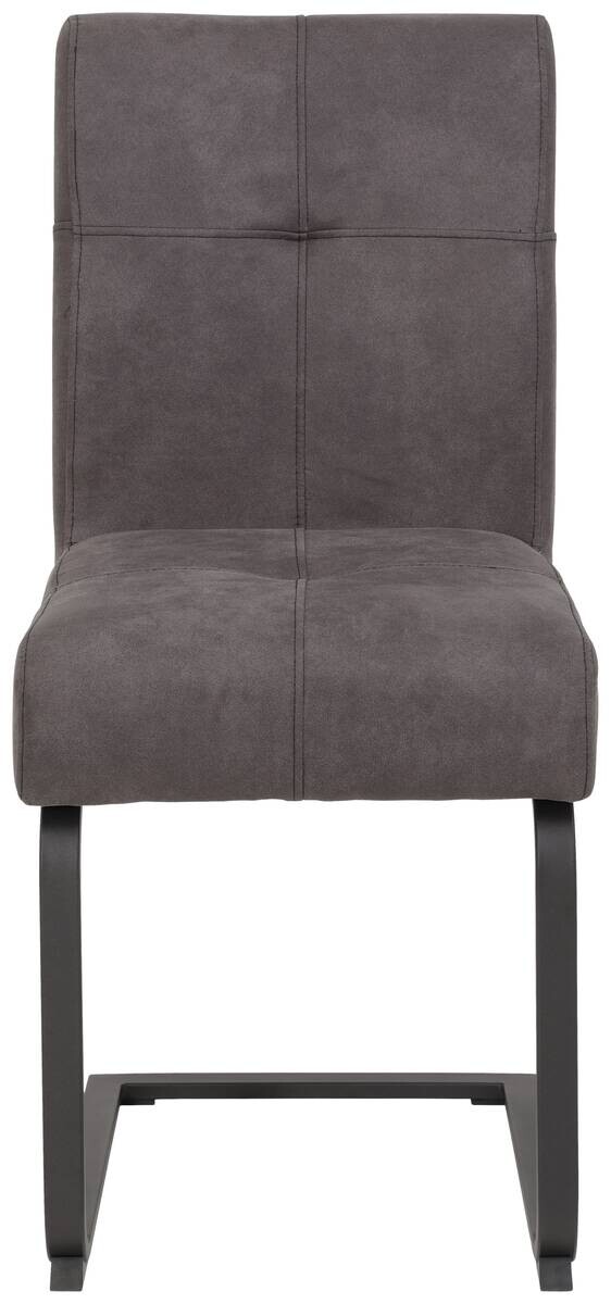 Essgruppe Luise I anthrazit Microfaser B/H/T: ca. 160x76x80 cm