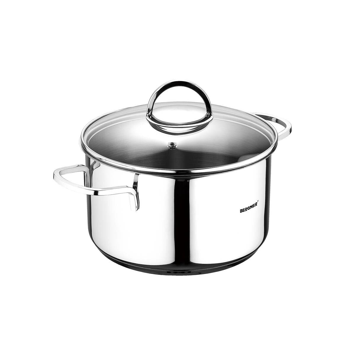 BERGNER Topfset Classic silber Edelstahl 6 tlg.