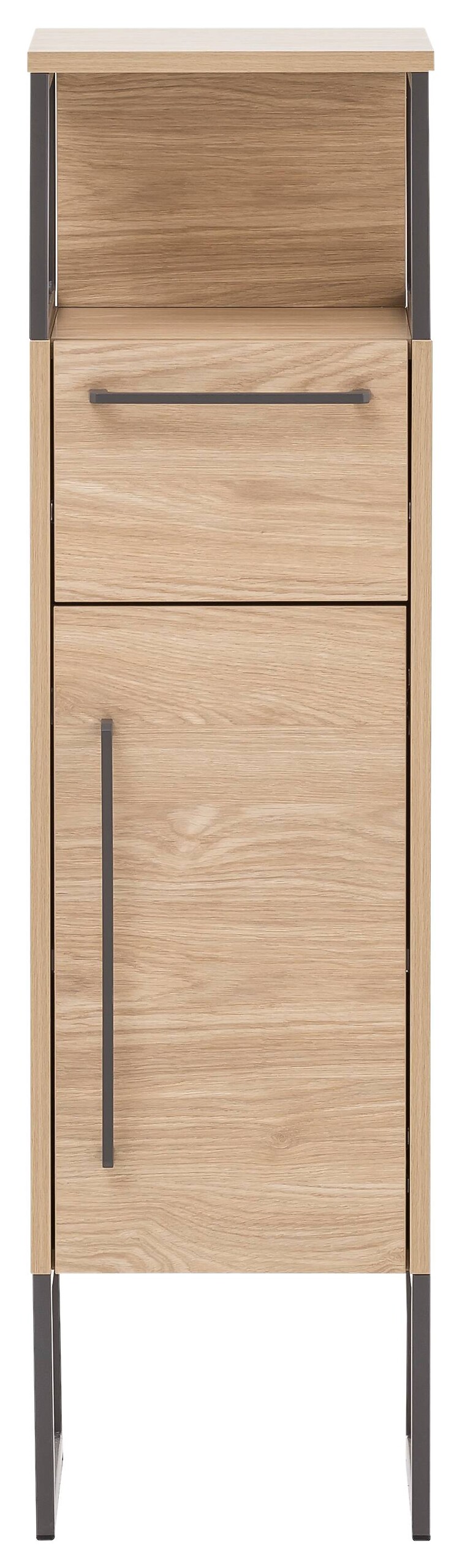 Midischrank Limone Eiche hell Nachbildung B/H/T: ca. 30,4x112,5x33,1 cm