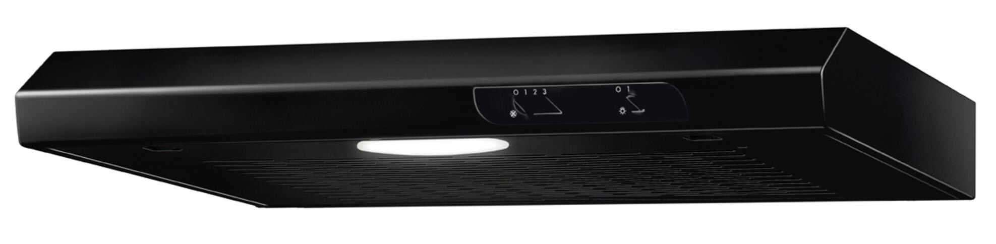 Respekta Dunstabzugshaube DH630SL schwarz Edelstahl B/H/T: ca. 60x7,8x47 cm