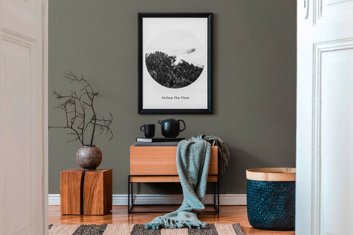 A.S.Creation Vliestapete Trendwall 2 Abstrakt grau B/L: ca. 53x1005 cm