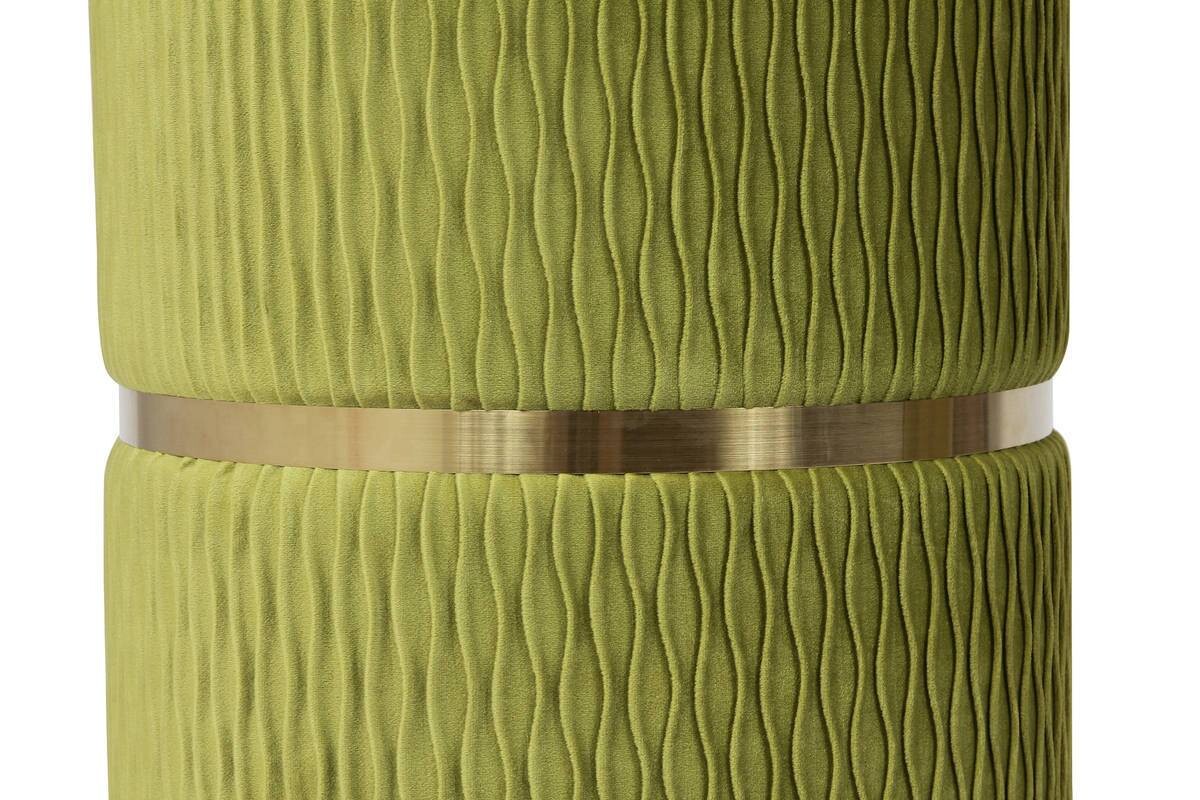 360 Living Hocker Milas 100 2er-Set Pistazie H/D: ca. 44x36 cm