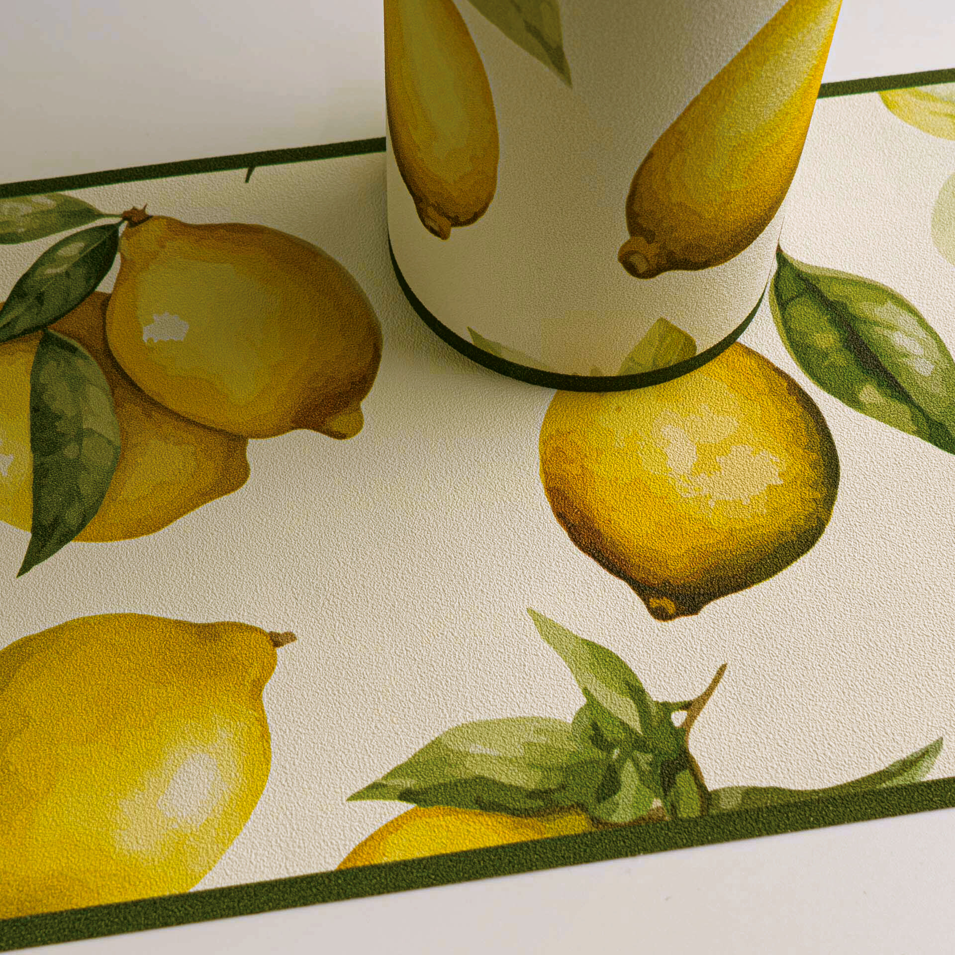 A.S.Creation Bordüre gelb weiß grün B/H/D: ca. 17x500x6,8 cm