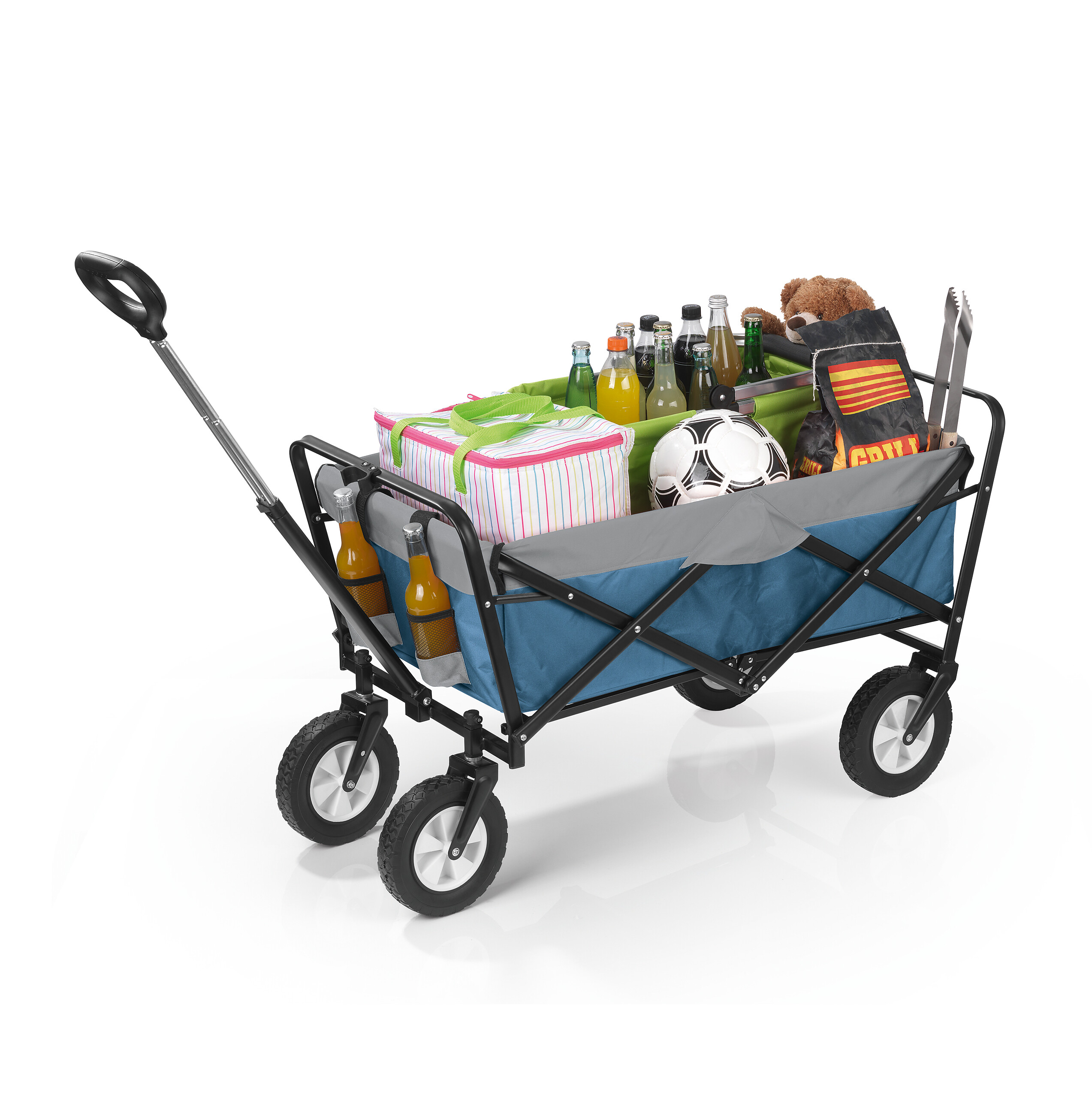 EasyMaxx Bollerwagen blau B/H/T: ca. 50x72x102 cm