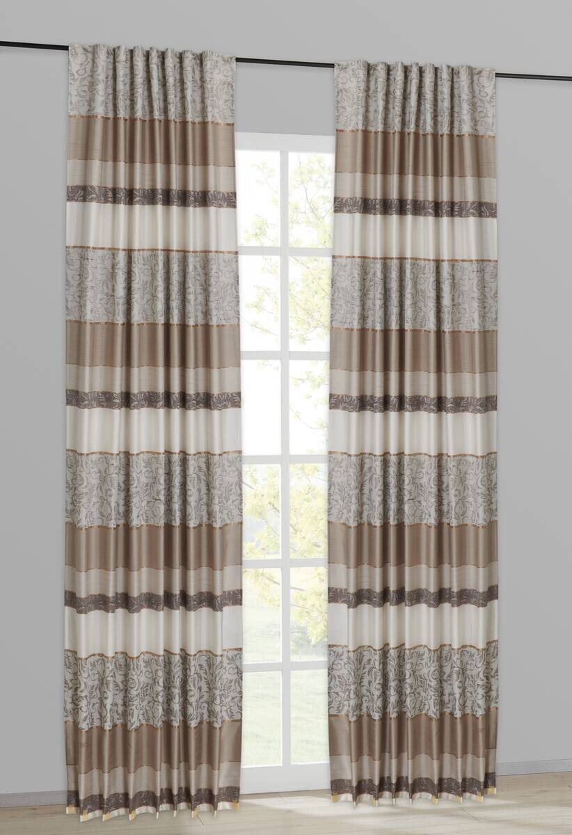 Kombivorhang Seda natur B/L: ca. 140x245 cm