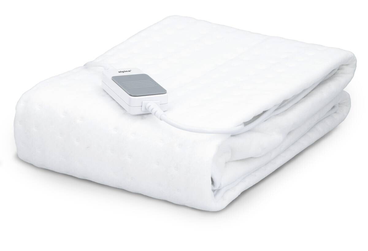alpina Heizdecke weiß Polyester B/L: ca. 80x150 cm ca. 60 W
