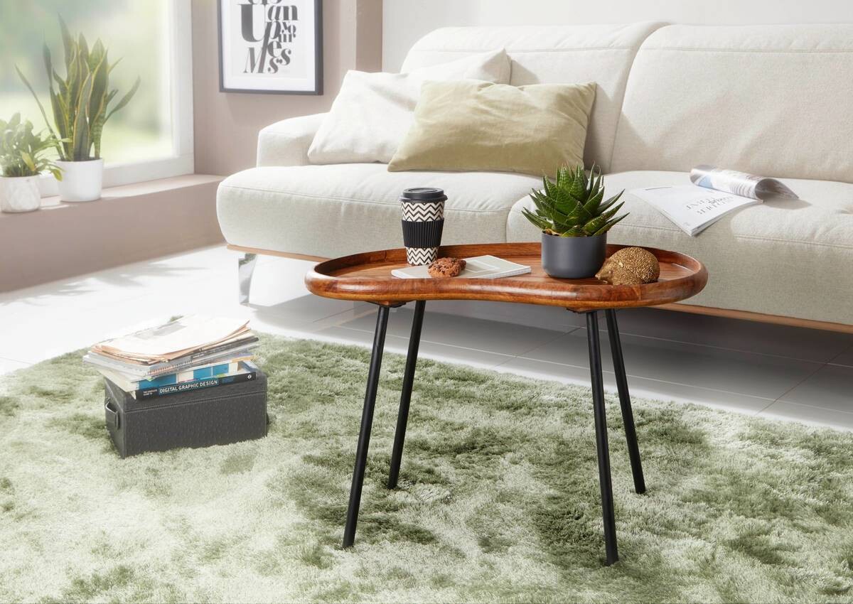 Wohnling Couchtisch braun B/H/T: ca. 71x51x40 cm