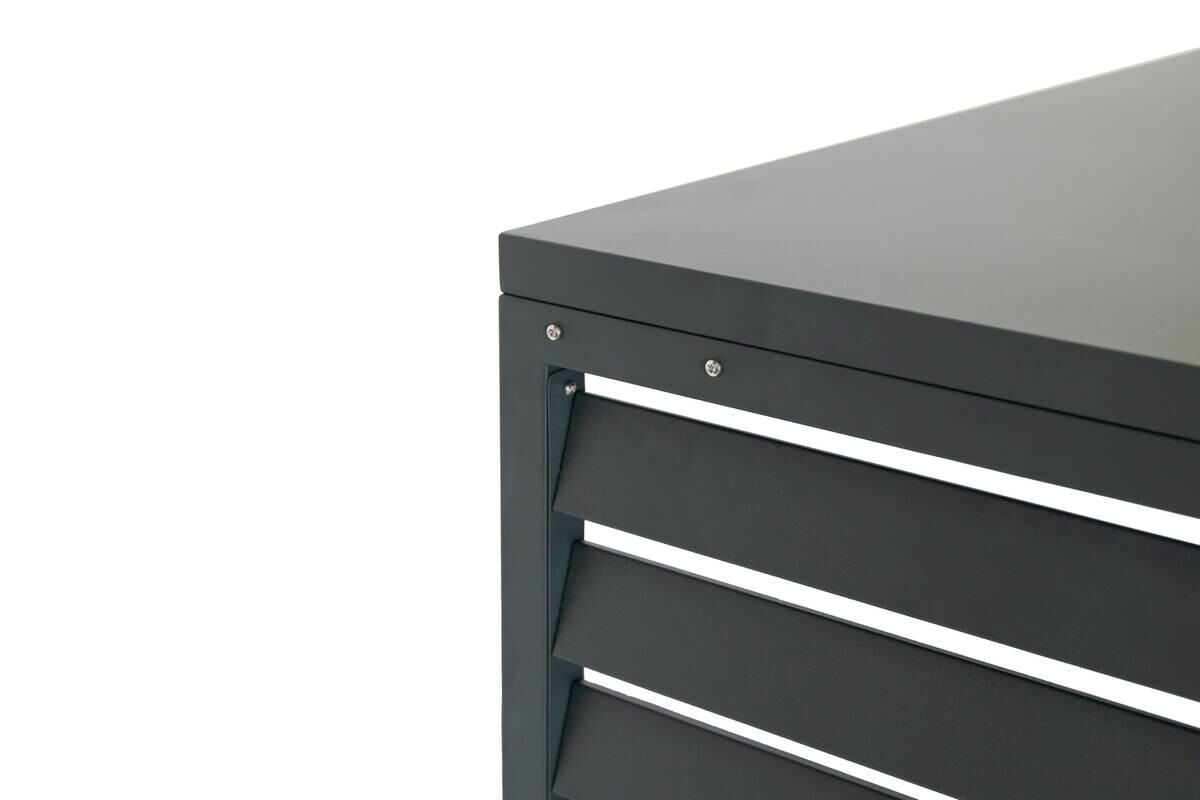 Westmann Verkleidung Wärmepumpe Boxa anthrazit B/H/L: ca. 100x97x56 cm