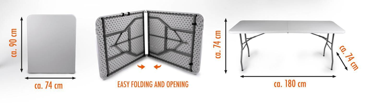 Tisch weiß Kunststoff