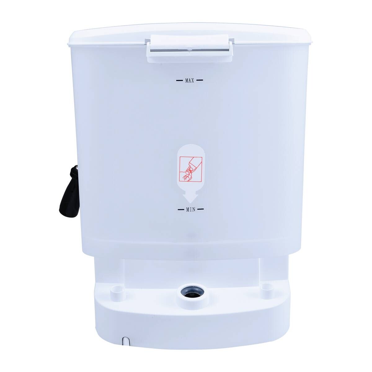 BERGNER Espressomaschine weiß Aluminium B/H/L: ca. 29,5x31x33,5 cm