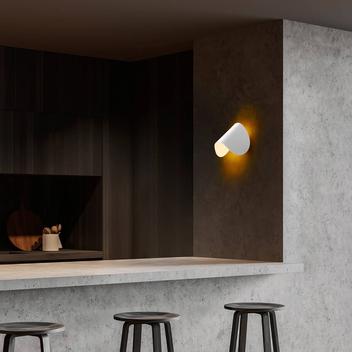 Opviq Wandleuchte 119FRS1144 Chrom Metall B/H/L: ca. 13x12x17 cm 1 Brennstellen