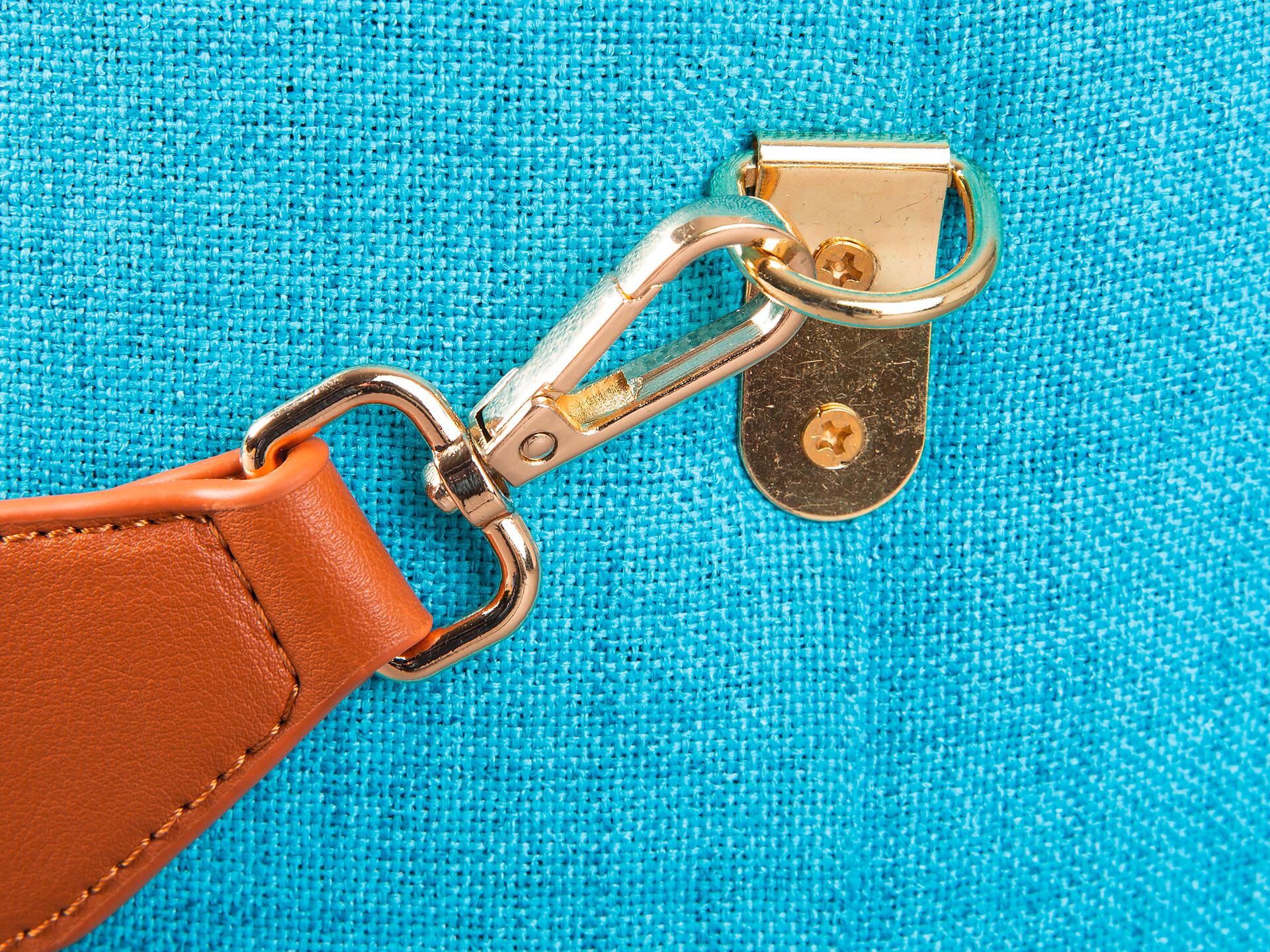 Inter Link Hocker Dilia hellblau MDF B/H/T: ca. 42x36x30 cm