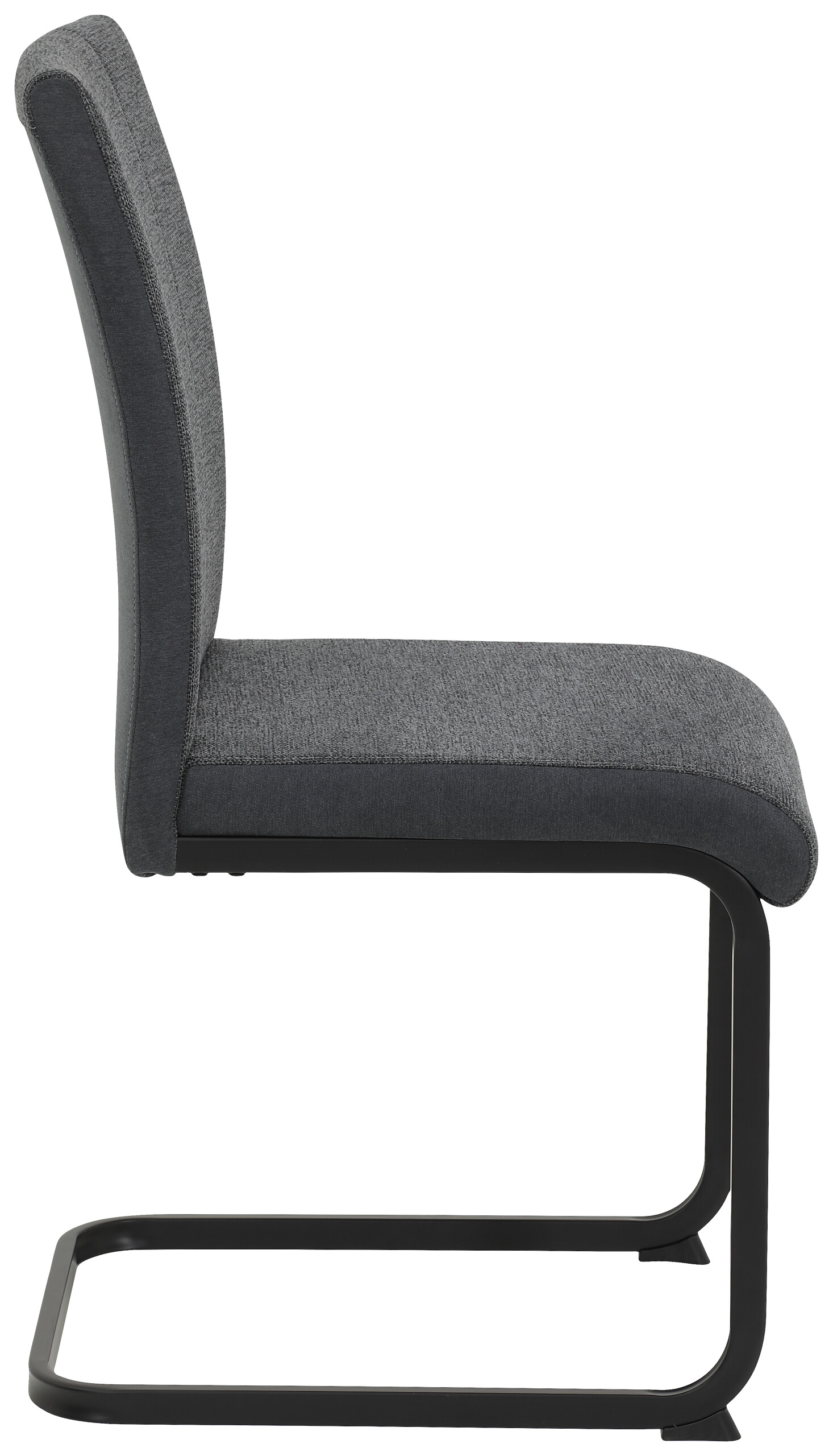 Stuhl 2er Set LINN anthrazit Webstoff B/H/T: ca. 43x92x52 cm